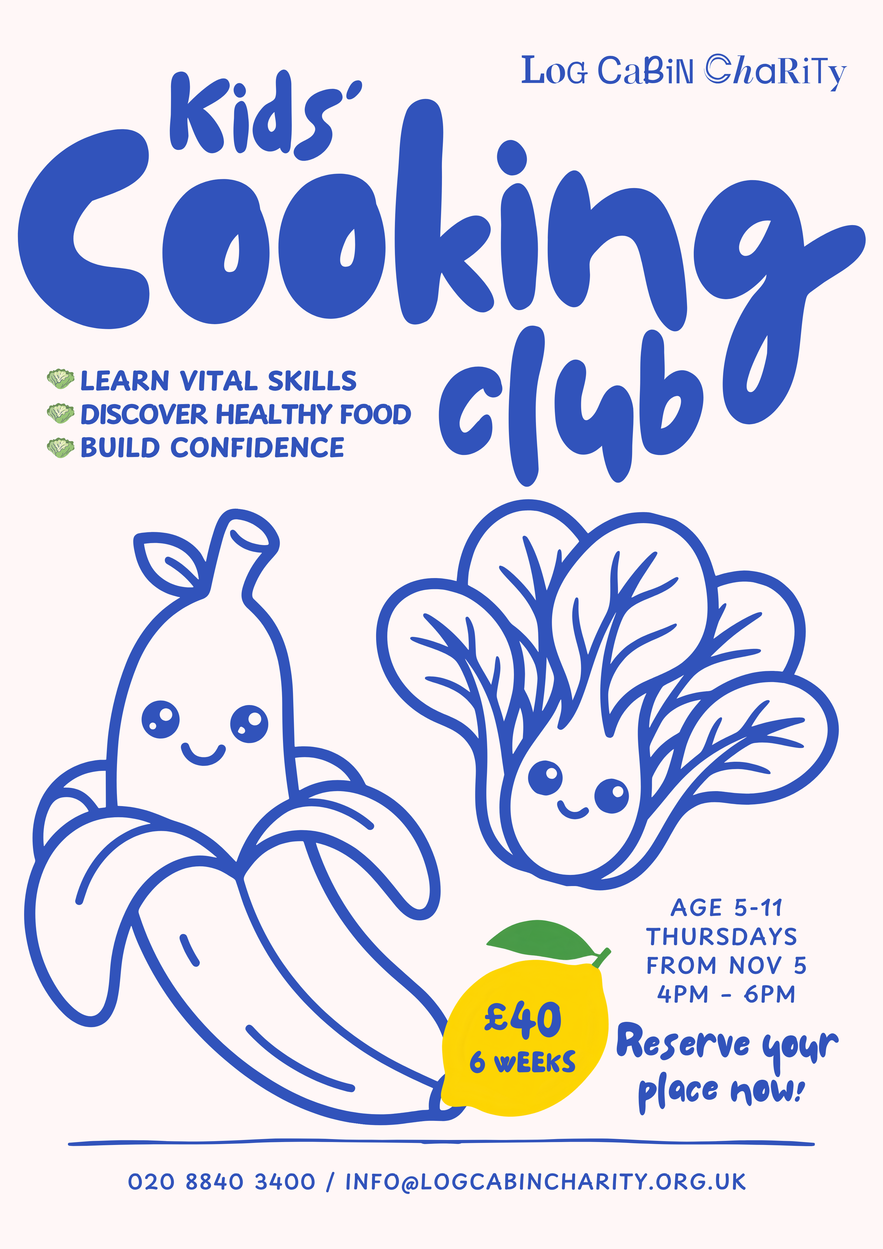 Kids Cooking Club Poster